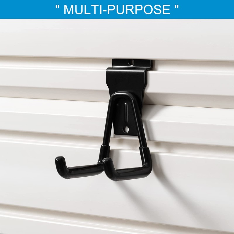 PYBTOOL 12Pack Slatwall Hooks Heavy Duty Slatwall Accessories Garage Slatwall