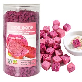 Freeze-Dried Dragon Fruit Cubes, 5.2oz Sealed cans | Unsweetened Crispy Bites for Smoothies, Baking & Cereal | 100% Pure Fruit, Vibrant Color & Flavor