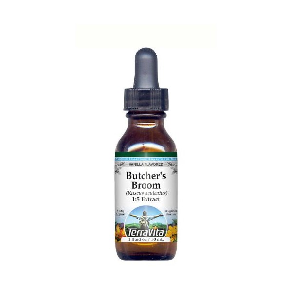 Butcher's Broom Root - Glycerite Liquid Extract (1:5) - Vanilla