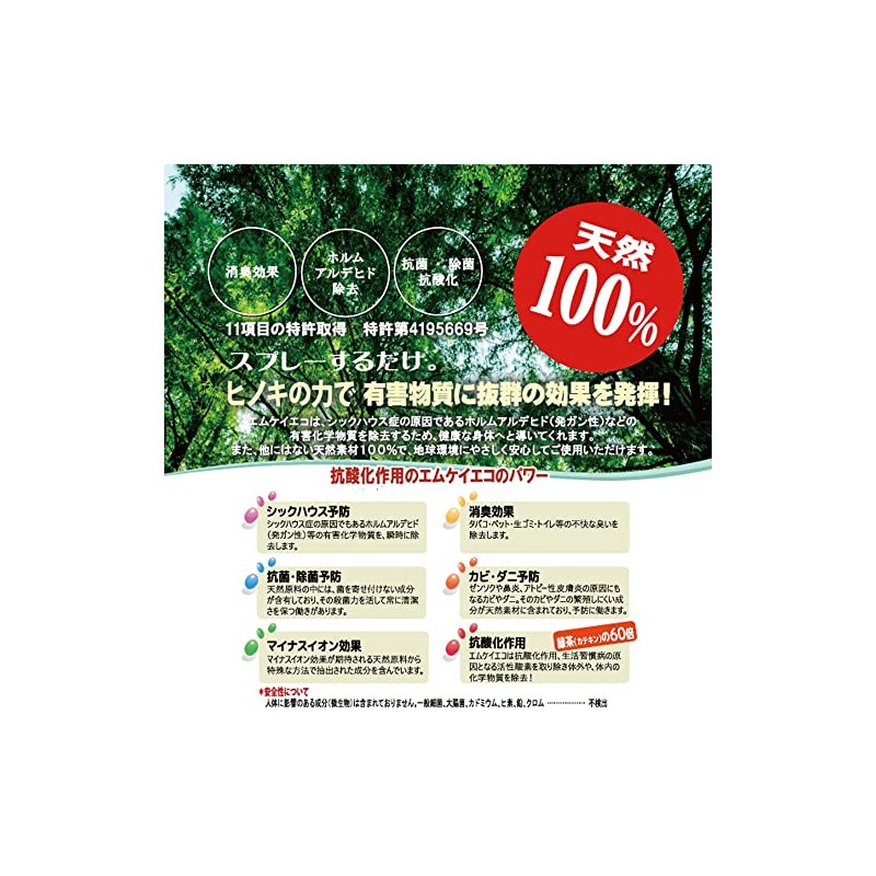Mkeco 100% Natural Sick House Countermeasures, 120, Pack of 2
