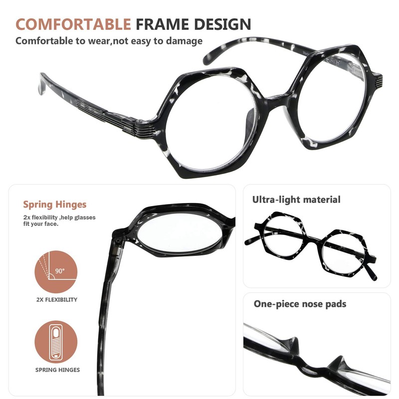 Eyekepper - Gafas de lectura para mujer (4 unidades), diseño