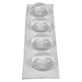 RED DOT Clear Universal Golf Cart Windshield Bumpers | 4 Pack | Compatible with EZGO, Club Car, Yamaha, and More | Elimates Windshield Rattle