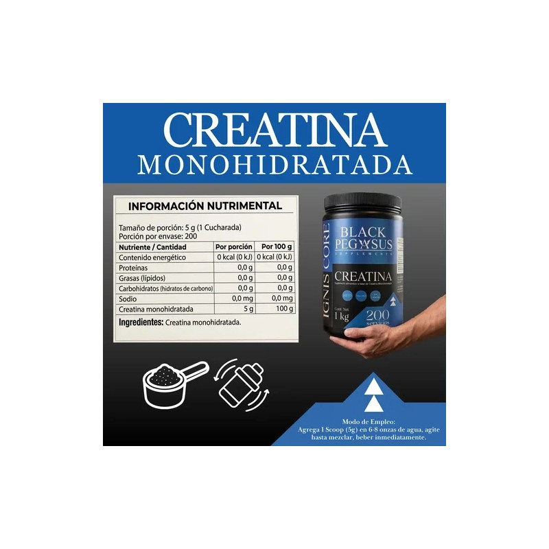 Kit Creatina Monohidratada 1kg + Quemador Extremo Grasa Corp