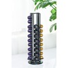 Meelio Black Coffee Pod Holder Carousel Coffee Capsule Holder Compatible