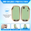 QBUC for KIA Key Fob Cover with keychian, Soft and
