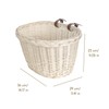 Creative Home Weide Universal Bicycle Basket, 36 x 29 x