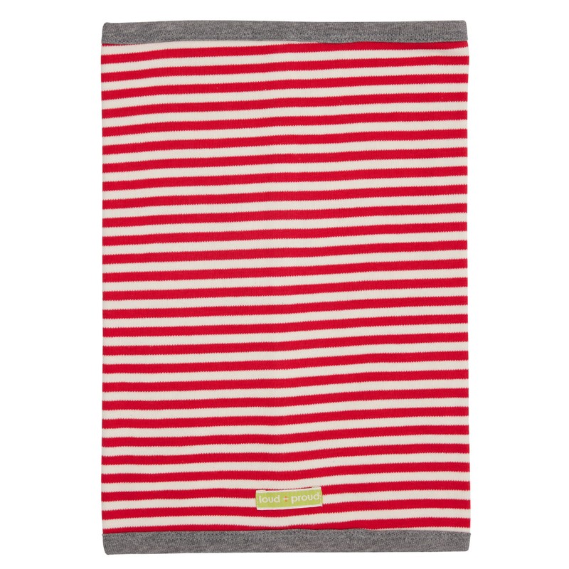 loud + proud Unisex Children's Reversible GOTS Certified Tube Scarf,