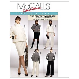 McCall's Patterns M5984 Misses' Lined Jackets, Skirt and Pants, Size BB (8-10-12-14)