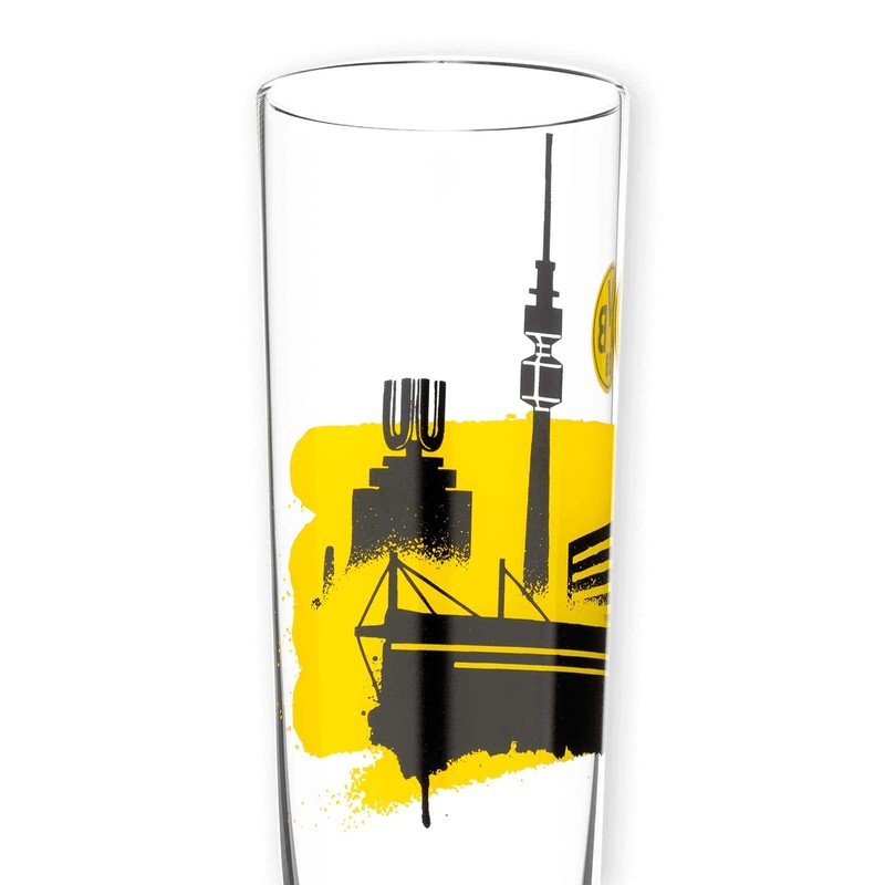 Borussia Dortmund BVB Pilsglas Skyline 0.3 L