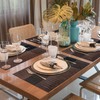 ADRIMER Placemats for Dining Table Set of 6, Woven Kitchen
