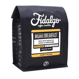 Organic Breakfast Blend, Whole Bean, 12oz bag