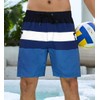 SHEKINI Men's Swimming Trunks with Zip Pockets, Swimming Shorts for