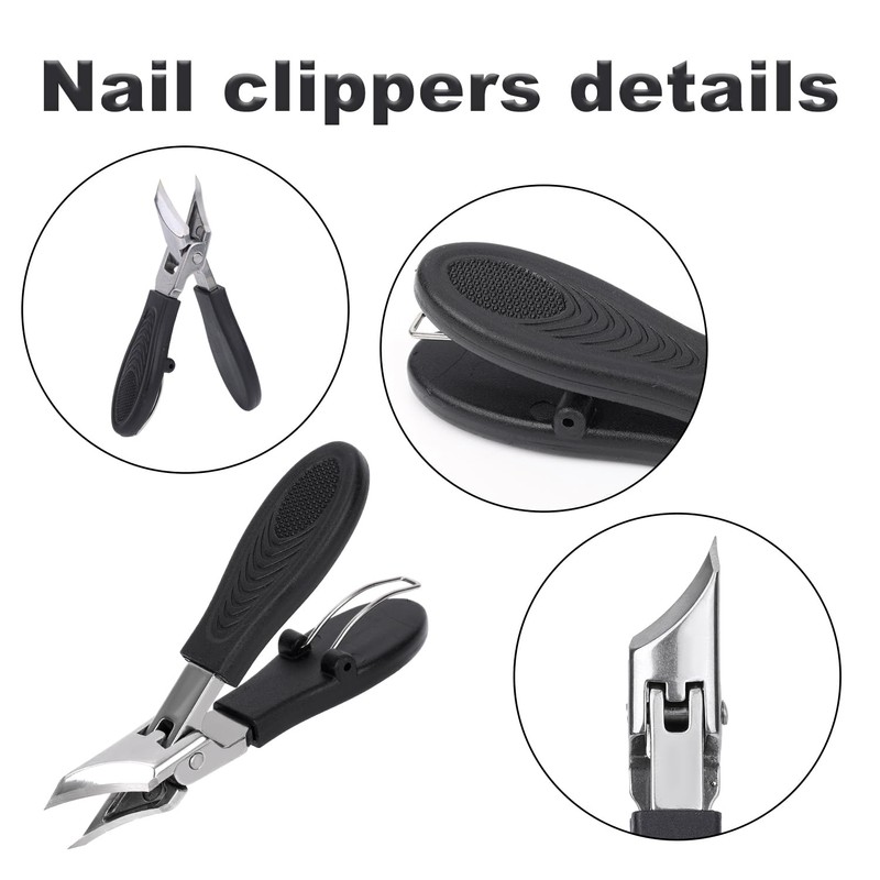 Eagle Beak Beveled Nails Clippers, Stainless Steel Angled Nail Clipper