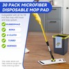 Replacement Disposable Microfiber Pad Fit for Rubbermaid Quick Connect Mop