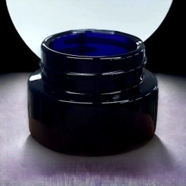 100x 5ml UV Glass Jars | Airtight Ultraviolet Black Storage – Secure Lid Seal