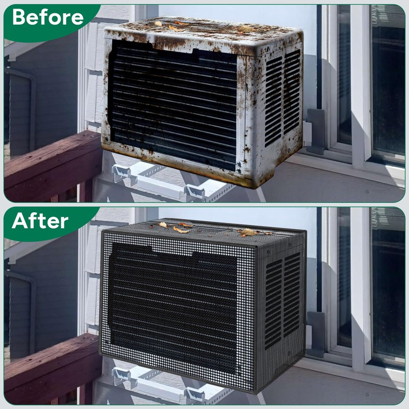 Plusluck Air Conditioner Covers for Outside: U Shaped Window Air