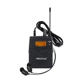 TIWASTAGE Bodypack with Earphone Only Suitable for IEM1200 Wireless in Ear Monitor System, Can Not Be Used Without Transmitter (Only 1 Bodypack) (ONLY 1 BODYPACK(NO Transmitter))