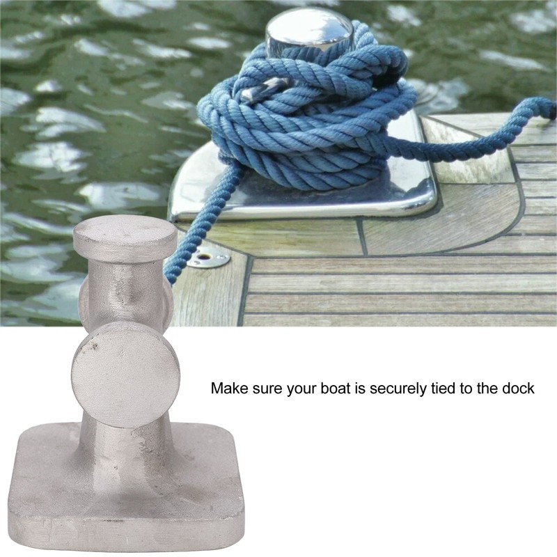 4.5inch Single Cross Bollard Cleat Heavy Duty Aluminum Mooring Bitt