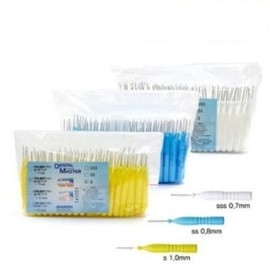 Art Box/Okamura Dental Master Interdental Brush I-type size selection 100 pieces, No. 2 SS (0.8mm) / 아트박스/오카무라 덴탈마스터 치간칫솔 i형 사이즈 선택 100개, 2번SS(0.8mm)