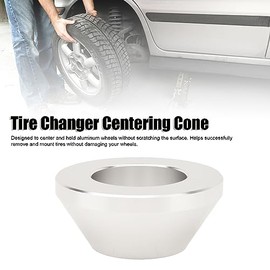 Fockety Manual Tyre Changer Cone Billet Aluminium Wheel Balancer Adapter Cone Hold Down Cone for 1.67 Inch Diameter Centre Post Car Truck Tyre Repair Tool