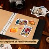 Vienrose 13"x11" Scrapbook Album Gift Set Faux Leather DarkBrown 60
