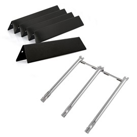 Grill Replacement Parts 7636 for Weber Spirit, 7636 Grill Parts 15.3 Inch Flavorizer Bars with 69787 Burner for Weber Spirit I & II 300 Series, Spirit E310 E320 E330 S310 S320 S330