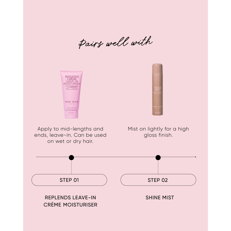 NAK Hair Replends Creme Leave in Moisturiser 150ml