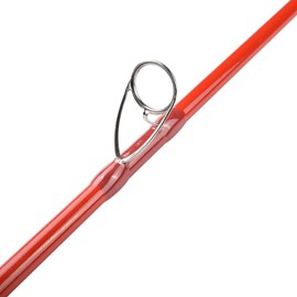 ANCIENT MARINER Catfish Fishing Rods 10' Two-Piece Glow in The Dark Catfishing Fishing Pole Ancient Mariner The Challenger Spinning Rod, Heavy Red
