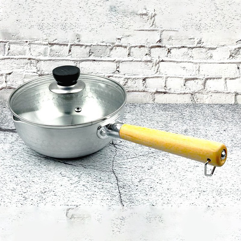 Milk Warmer Pot Prevent Sticking Flat Bottom Even Heating Aluminium
