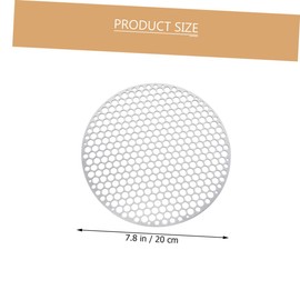 UTHCLO Round Cooking Grate 40 cm Stainless Steel Grill Accessories Ideal for Vegetables Grilling, Fits in Kettle Grill with Lid Robust Grill Wire Mesh Mesh Grill Grid