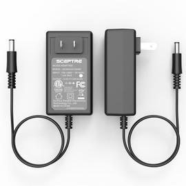 Kado Power Adapter 2-Pack - 12V-3A AC/DC Power Cord Genuine Parts Made for Sceptre Monitor C248W-1920RN E205W-16003R E225W-19203R E248W-19203R E248B-FPT168 E275B-FPT165 E275W-FPT E275W-19203R Series