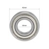 sourcing map 6004ZZ Deep Groove Ball Bearings Z2 20mm X
