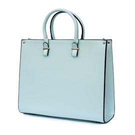 Stylish LDS Temple Travel Bag for Women – Large Capacity, Lightweight, Robin Egg Blue Tote with Shoe & Slipper Pockets, Valuables Zipper Pocket, Fits Most Temple Lockers