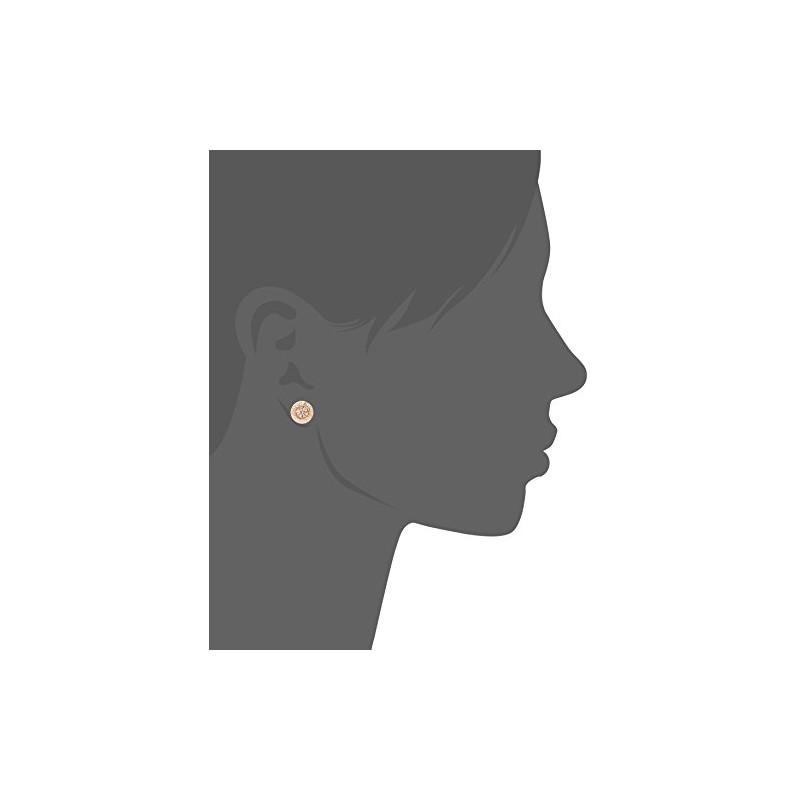 Coach Outlet F54516 Women's Open Circle, Stone, Brass, Stud Earrings,