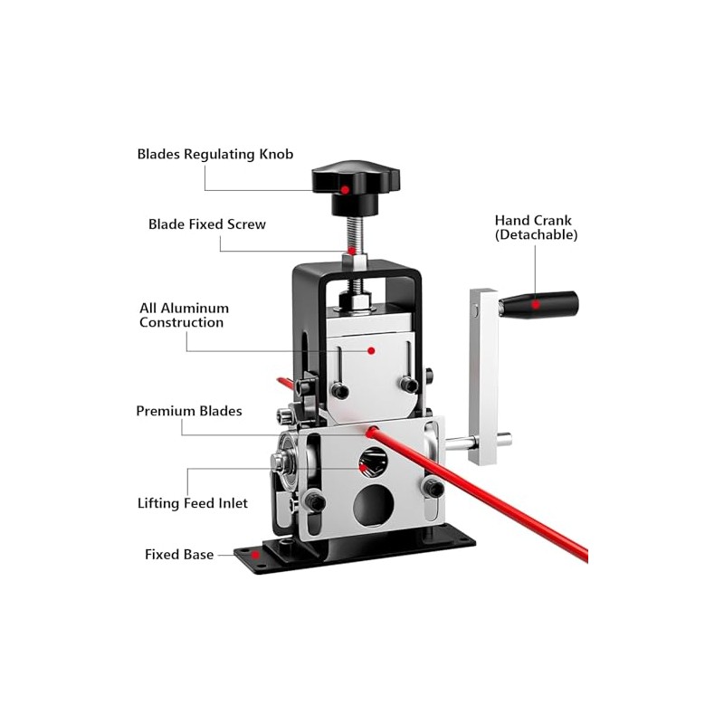 Manual Wire Stripping Machine Gauge Wire 0.06-1 inches,Scrapping Copper Wire