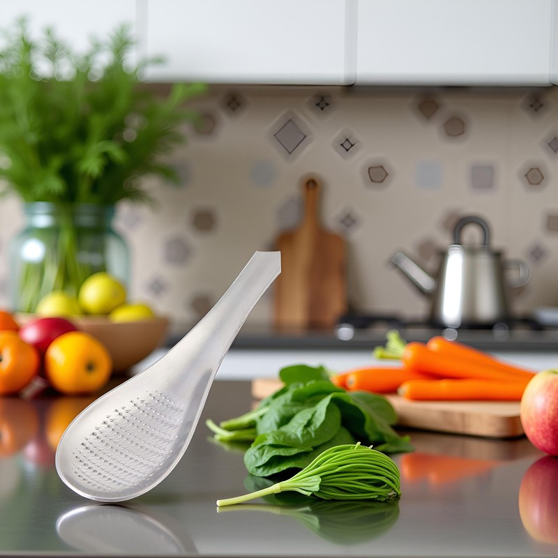 Stainless Steel Kitchen Practical Spoon Shape Fruit Mixer Ginger Grater