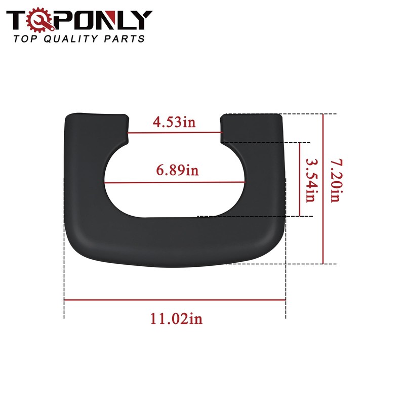 Center Console Cup Holder Replacement Pad Compatible with 1997-2003 Ford