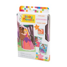 ORB 51020 Sticky Mosaics Travel Pack Princesses, Multi