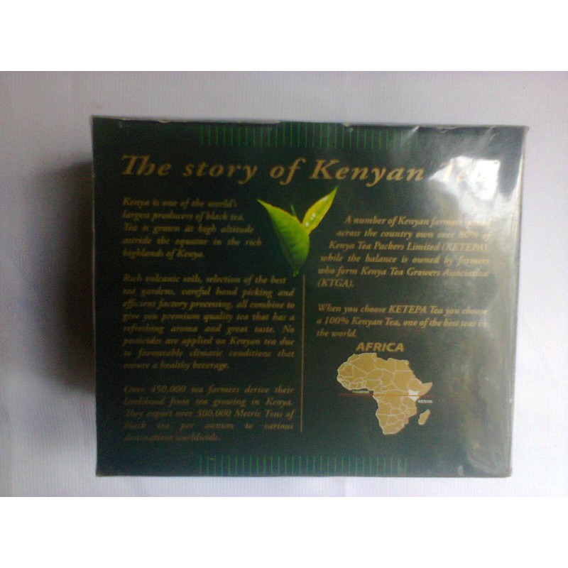 Safari Pure Kenya Tea - 50ct Enveloped Tea Bags