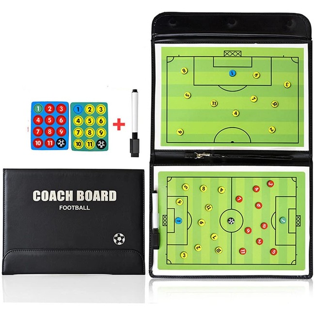 Phantomsky Portable Professional Soccer/Football Magnetic Tactics Board Coach 