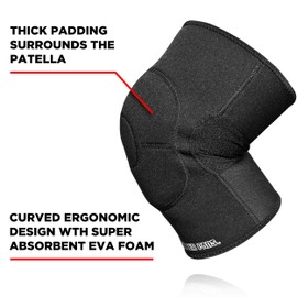 187 Killer Pads Knee Pad Gasket, X- Large , Black