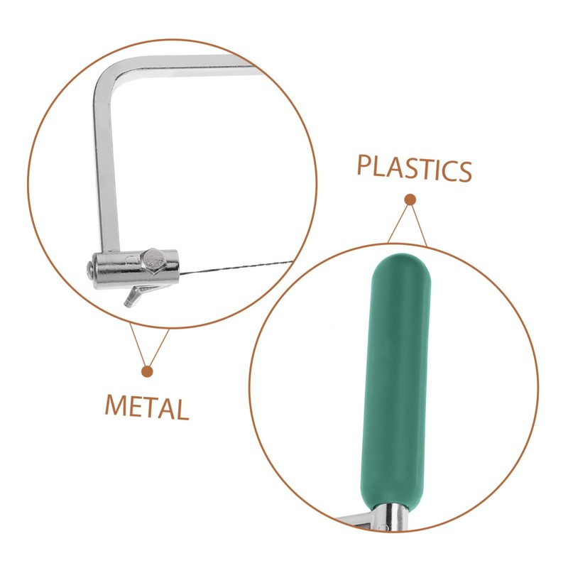 TEHAUX Small Metal Hacksaw Jewelry Accessory Jewelers Bow Saw for