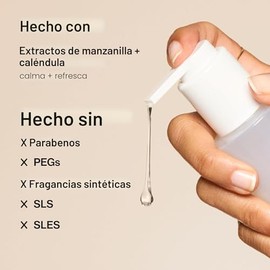 Honest Beauty Limpiador facial diario de gel suave, calma, refresca, hidrata, vegano, seguro para pieles sensibles, 5 onzas líquidas