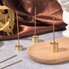 AHANDMAKER 3 Pcs Brass Incense Burner Holder, 3 Style 9