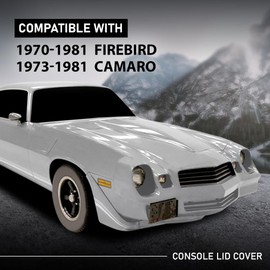 G-PLUS Center Console Lid Cover, Fit Chevy Camaro 1973 1974 1975 1976 1977 1978 1979 1980 1981/ Fit Pontiac Firebird 1970-1981 Armrest Lid Kit 10019554