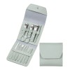 SH106 Manicura Y Pedicura Acero Inox 12pcs Portátil Set Manicura