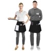 Utopia Wear 4 Pack Server Apron with 3 Pockets, Waist