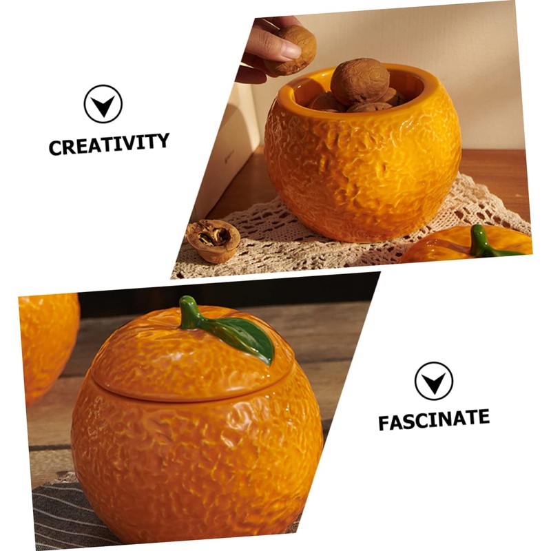 Ciieeo Ceramic Storage Jar Cookie Jar Sugar Storage Chip Bowl