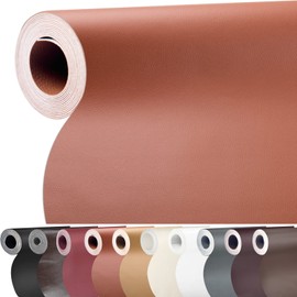 Leather Repair Patch 17X79 inch Large Self-Adhesive Leather Repair Tape, Reupholster Leather Patches for Furniture Couch Chairs Car Seat (Tawny, 17x79 inch)