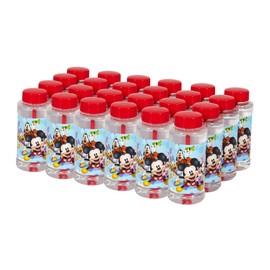 Mickey Mouse 4-Ounce Bubbles Party Toy with Wand (Pack of 24)
